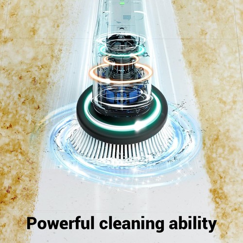 Electric Spin Scrubber Cordless Cleaning Brush Shower Cleaning Brush Long Handle - Picture 2 of 17