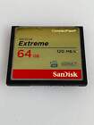 SanDisk Extreme 64Gb 120Mb/s Udma 7 Cf Compact Flash Camera Memory Card