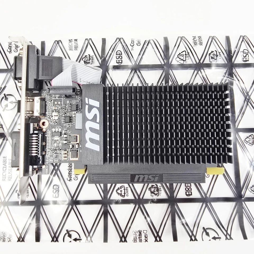 NVIDA MSI GeForce GT 710 1GB DDR3 Graphics Card (GT 710 1GD3H LP) - Image 4 of 4