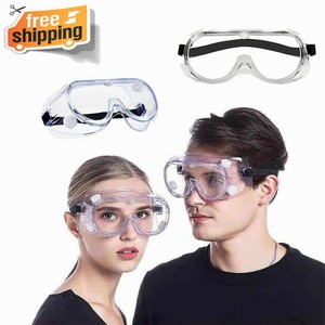 safety goggles over glasses clear lens