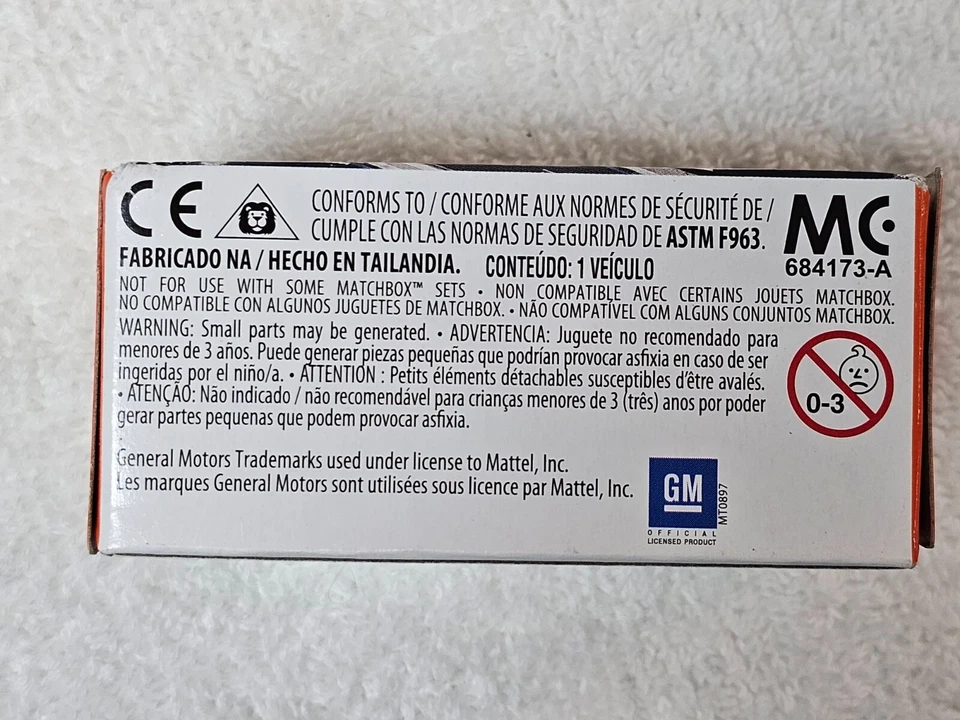 Matchbox 2015 Corvette Stingray Police 24/100 Mattel Chevrolet 2019 - Image 4 of 4