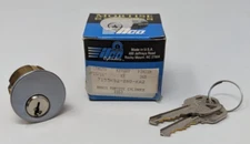 ILCO KW1 Kwikset Keyway Mortise Cylinder 15/16", Adams Rite Cam, Two Keys, 26D