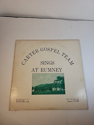 Carter Gospel Team Sings At Rumney Vinyl Album