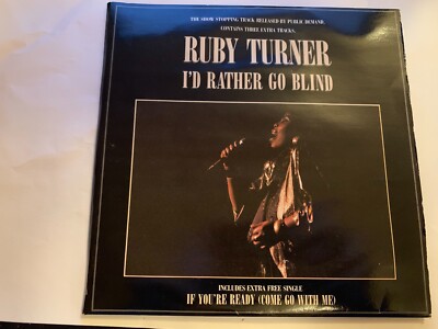 Ruby Turner    I'd Rather Go Blind 2 x 7'''s 1st UK press 1987 G/VG+