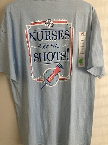 It's a Girl Thing 'Nurses Call the Shots' Womens T-Shirt NEW - Picture 5 of 5