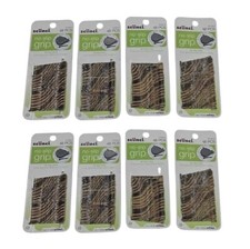 Lot Of 8 Packs OF Scunci No Slip Brown Bobby Pins 48 Ct 384 Total 67403-A