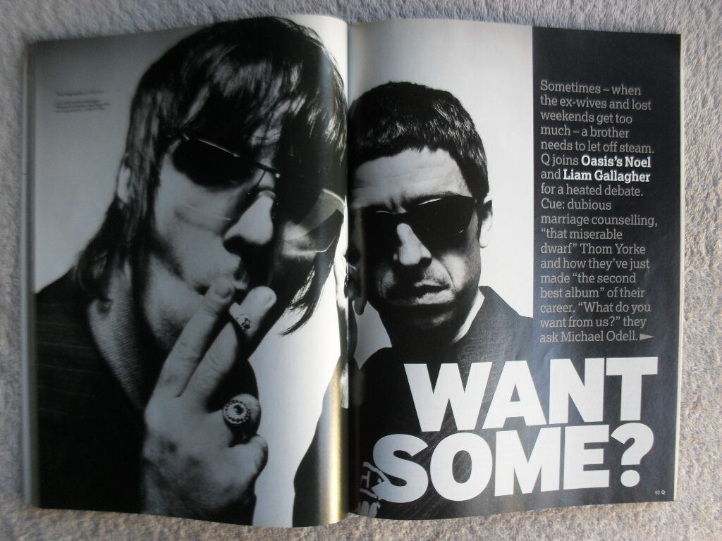 イギリス UK音楽誌 Qマガジン オアシスoasis Q magazine