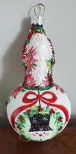 Patricia Breen Spearman Santa, Poinsettia and Snowman ~ 2006 ~ #2562 NWOT