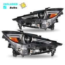 Headlights For 2017-2021 Mazda CX-5 CX5 Full LED Projector W/AFS Lamps Set LH+RH