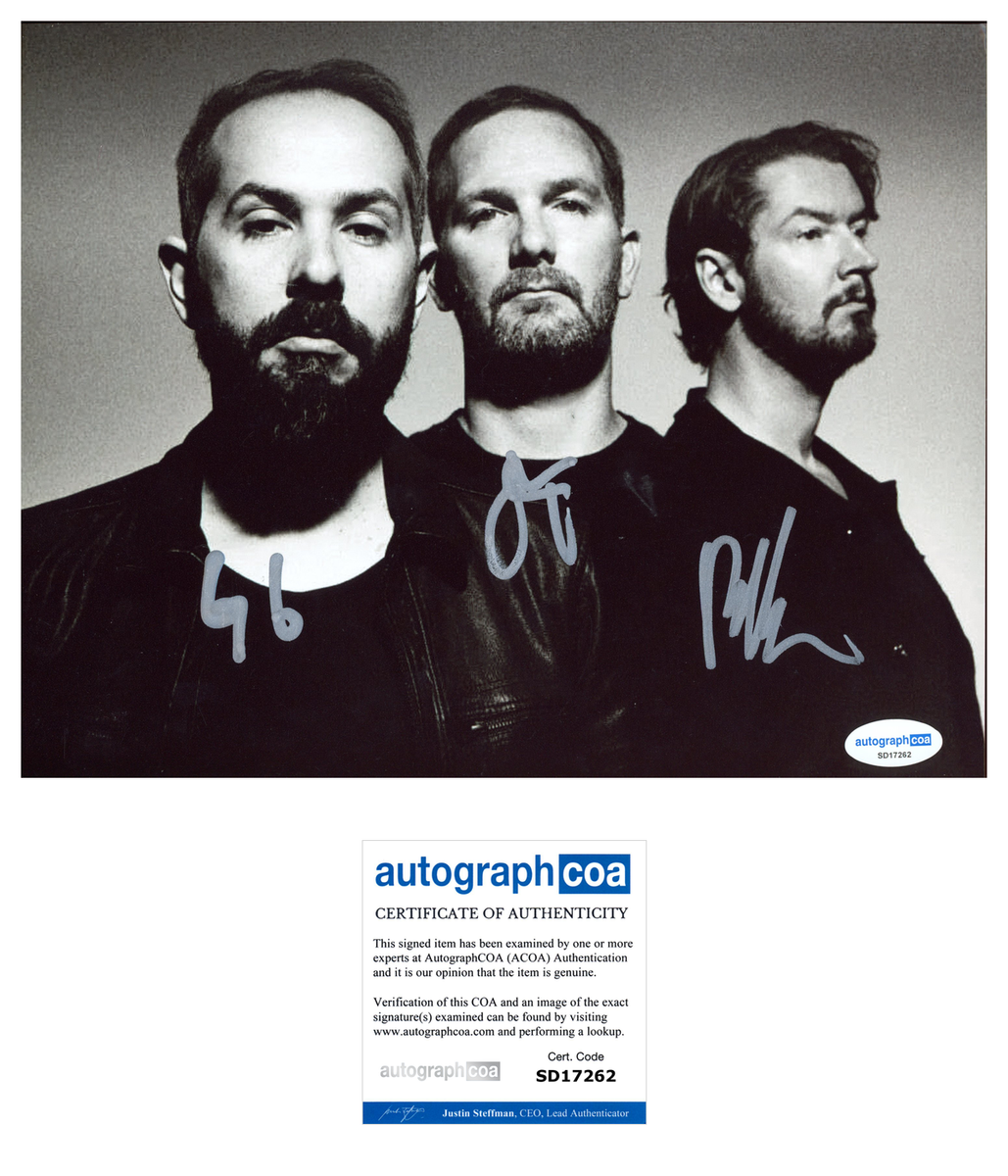 * CIGARETTES AFTER SEX * signed 8x10 photo * GREG, JACOB & RANDY * ACOA * 2