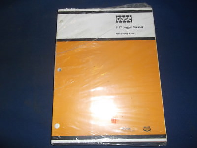 CASE 1187 LOGGER CRAWLER EXCAVATOR PARTS BOOK MANUAL NEW