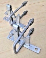 Two self locking catches a two double leg strikers gate fittings wooden gates