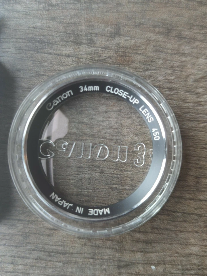 Genuine CANON 34mm CLOSE-UP LENS 450 - Screw Type Fit  - Image 2 of 3