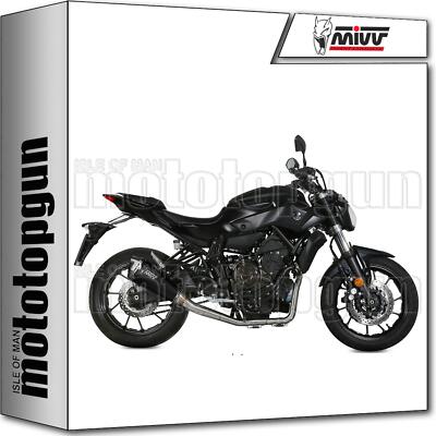 rc full exhaust high up steel black c delta race mivv yamaha mt-07 mt07 14/22