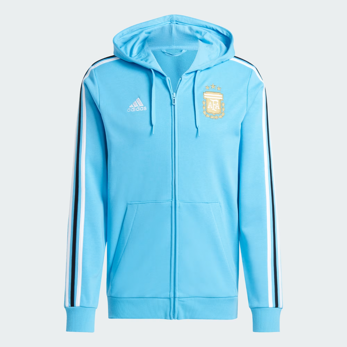 ARGENTINA NATIONAL TEAM DNA 3 STRIPS 24 HOODIE JACKET - ADIDAS
