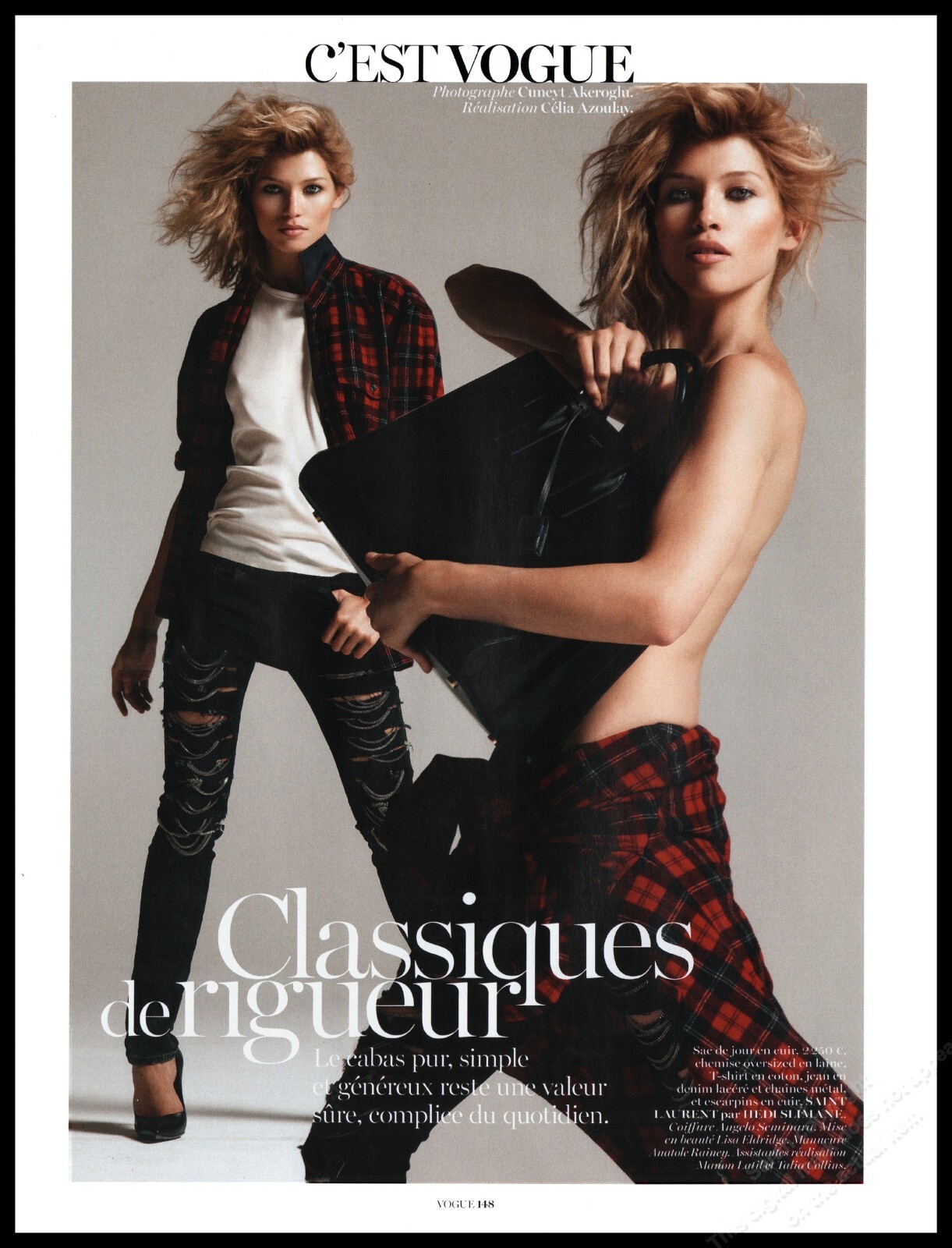 2013 Saint Laurent rivista tacchi alti stampa pubblicità donna moda gambe lunghe