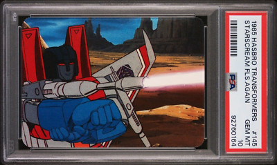 1985 Hasbro Transformers #145 Starscream Fails Again PSA 10