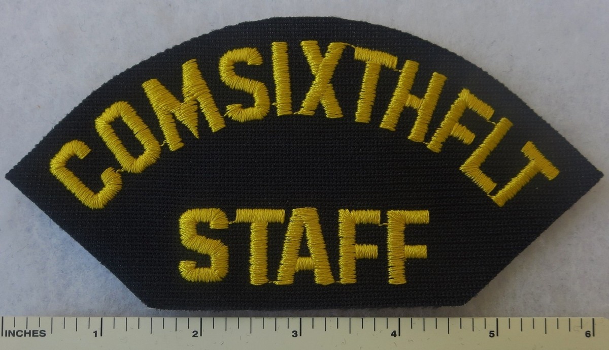COMSIXTHFLT STAFF - US NAVY COMMANDER 6th FLEET STAFF HAT / CAP