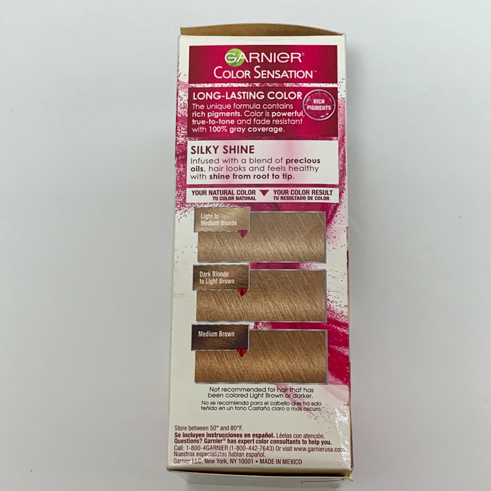 Garnier Color Sensation Dark Natural Blonde Permanent Hair Color Covers Gray