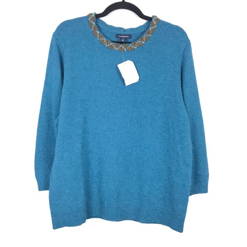 Crew Neck Sweater Embellished | eBay