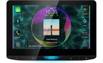 JVC KW-Z1000W 10.1'' Floating Touchscreen Digital Multimedia Receiver