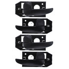 Door Handle Inner for Hyundai Elantra 01-06 Set of 4 Black FRONT REAR LEFT+RIGHT
