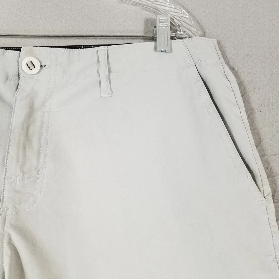 Salt Life SLX-QD Híbrido Pantalones Cortos Hombre 36x9 Gris Plex Elástico Dri-Fit Playa Peces Foto 3 de 4