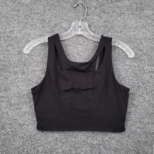 ALO Yoga Sports Bra Womens M Medium Black Airlift Intrigue Medium Impact Stretch