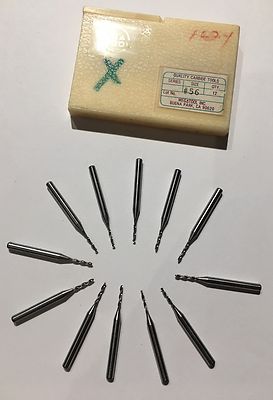 MEGATOOL Inc. Solid Carbide Mini Drills - ST30 #56 - Qty. 12 - NEW in Box
