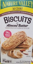 Nature Valley Biscuits Variety Pack, 30 ct, Peanut Butter  Almond Butter