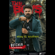 StarAceToys 1/6 The Boys Black Robe Patrol Billy Butcher Mobile Doll Deluxe