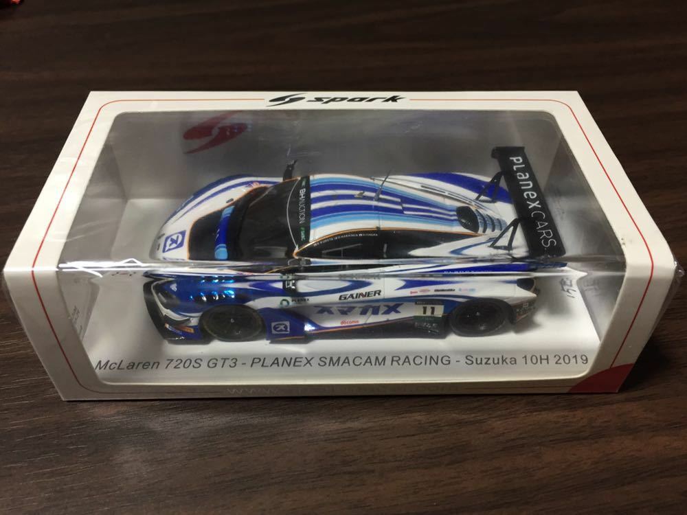 Spark 1/43 Mclaren 720S Gt3 No.11 Planex Smacam Racing Spark 1/43 Mclaren 720S Gt3 No.11 Planex Smacam Racing