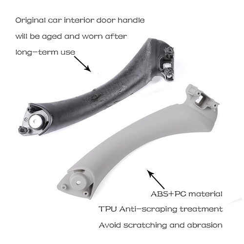 Passenger Left Inner Door Panel Handle Pull Trim Cover For BMW 3 Series E91 E90 - Picture 10 of 17