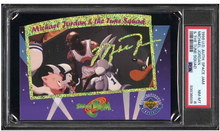 MICHAEL JORDAN RARE SPACE JAM JUMBO UPPER DECK THE TUNE