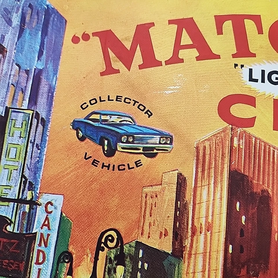 罕见复古 1970 年火柴盒 Light Glow City 折叠玩具套装 — 第 4/4 张图片