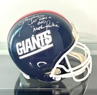 Lawrence Taylor Signed New York Giants FULL SIZE Speed Replica Helmet BAD MFER