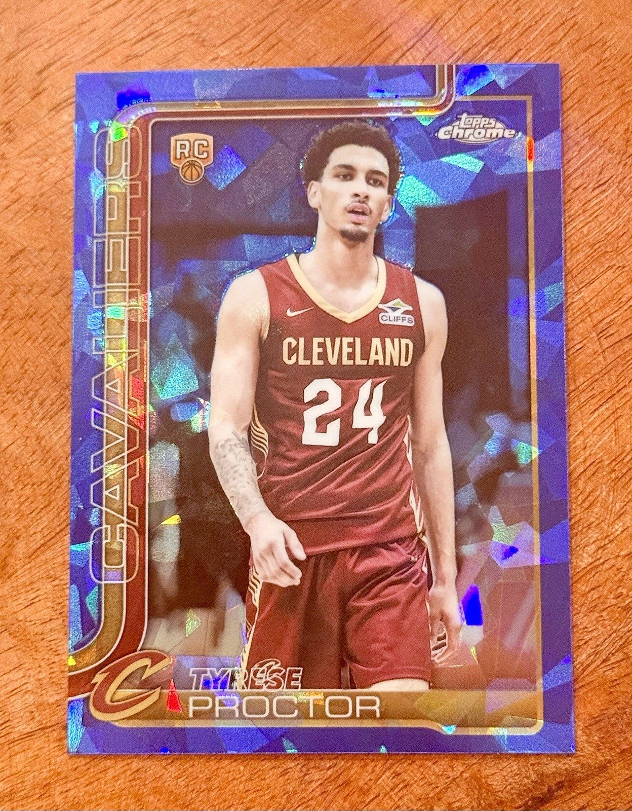 2025-26 Topps Chrome Sapphire - Tyrese Proctor #300 (RC) Cleveland Cavaliers