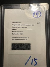 2024-25 Panini Immaculate - Modern Marks Caris LeVert Blue /15 Redemption