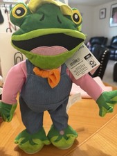Way to Celebrate Easter Animated Frog Plush Battery Operated Toy 2022