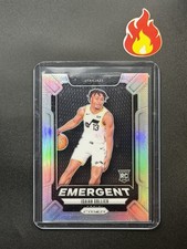 Isaiah Collier 2024-25 Panini Prizm Emergent Silver Prizm RC #1 Utah Jazz