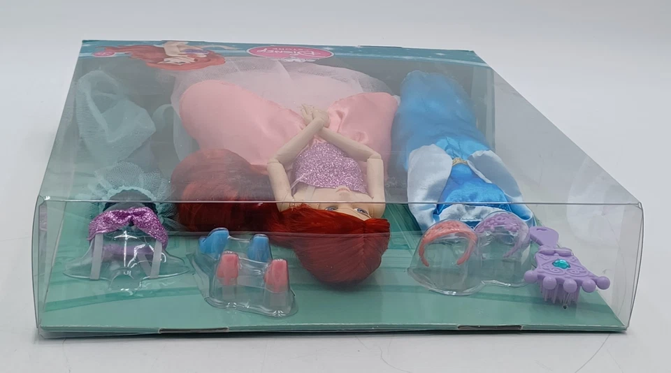Disney Deluxe Dress Up Mermaid Ariel Puppe / Arielle die Meerjungfrau / NrfB - Bild 4 von 4