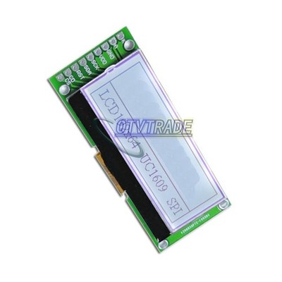White 2'' 192x64 Graphic LCD Display Module UC1609 SPI 3V *uq
