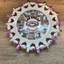 Assiette souvenir Las Vegas Nevada vintage