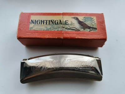 Vintage Tremolo Mundharmonika Nachtigall