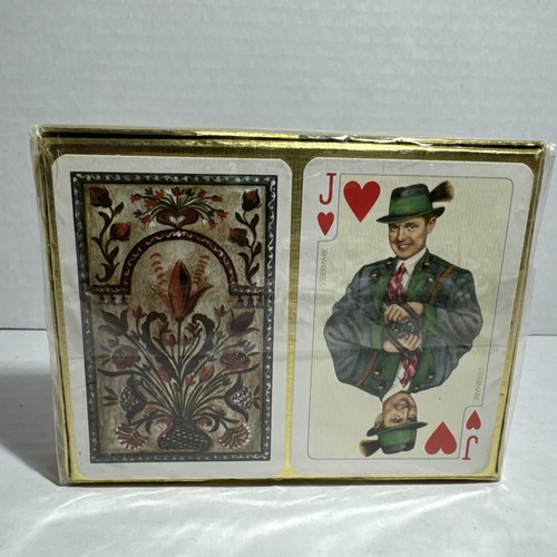 Vintage Piatnik Folklore Playing Cards Double Deck Vienna Austria Sealed #2169 - Picture 6 of 7