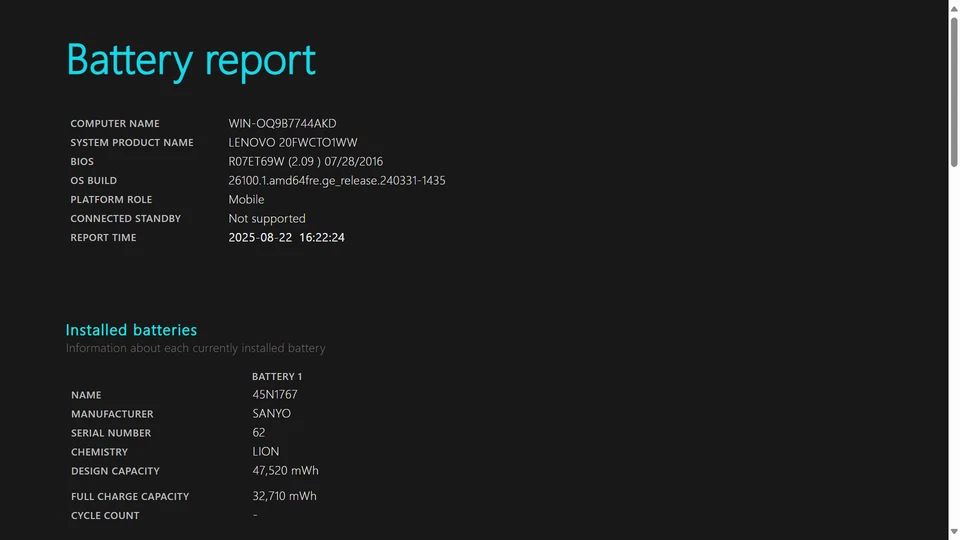 Lenovo ThinkPad T460p 20FW 14" FHD I7-6820HQ 512GB SSD 4GB W11 940MX FPR *LEER* Foto 2 de 4