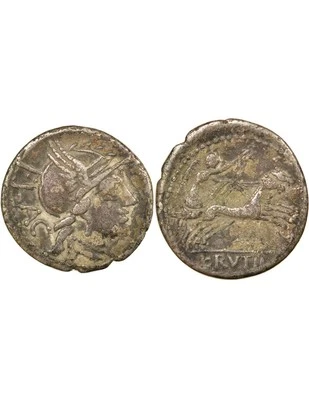 République Romaine Gens Rutilia - Denier Argent - 77 Av JC Rome - Photo 1/3