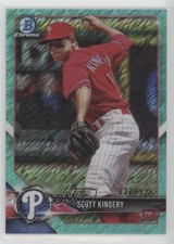 2018 Bowman Chrome Prospects Aqua Shimmer Refractor 22/125 Scott Kingery i5q