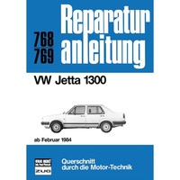 Vw Jetta Ii 1300 C/Cl/Gl Typ 16E/19E 1984-1992 Reparaturhandbuch Bucheli Verlag