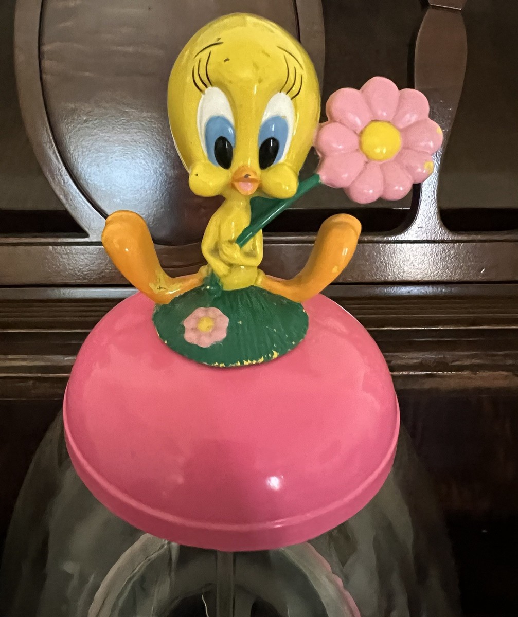 Vintage 1999 Warner Bros Tweety Bird Looney Tunes Pink Magic